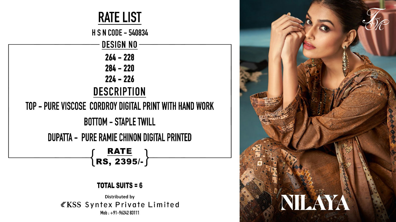 Nilaya By T And M Viscose Digital Printed Salwar Kameez Wholesale Shop In Surat